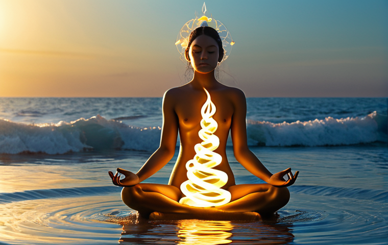 지속 가능한 영감의 개인적 발전 기여 - The Inner Lighthouse of Purpose**
A powerful, introspective image of a gender-neutral figure in a d...
